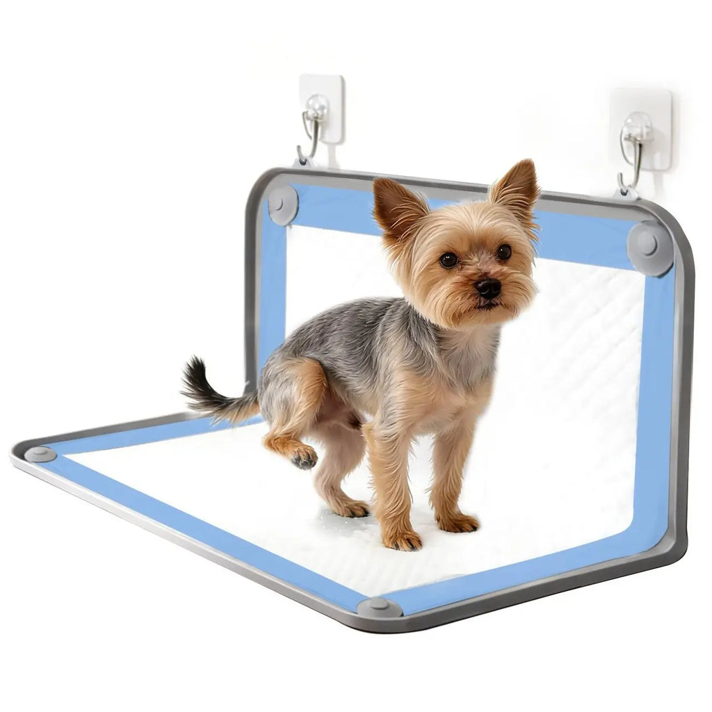 Silicone Dog Pee Pad Holder for 24" x 24" Training Pads - Leak-Proof, Non-Slip Design with Secure Fasteners, Portable and Easy to Clean