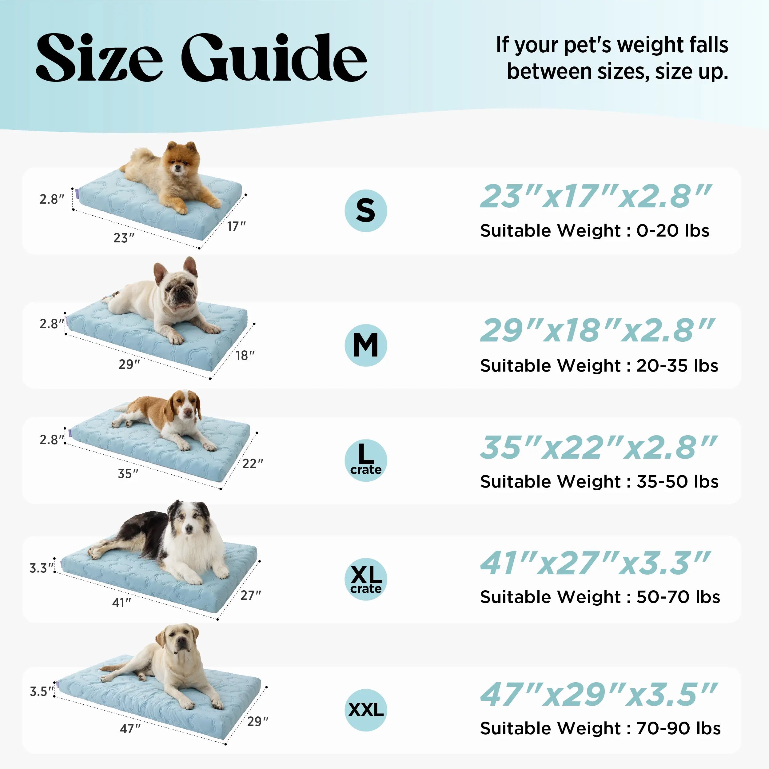 Lesure Orthopedic Cooling Mat for Extra Large Dogs – Q-Max>0.5 Cooling Technology with Washable Cover and Non-Slip Egg Crate Foam Design