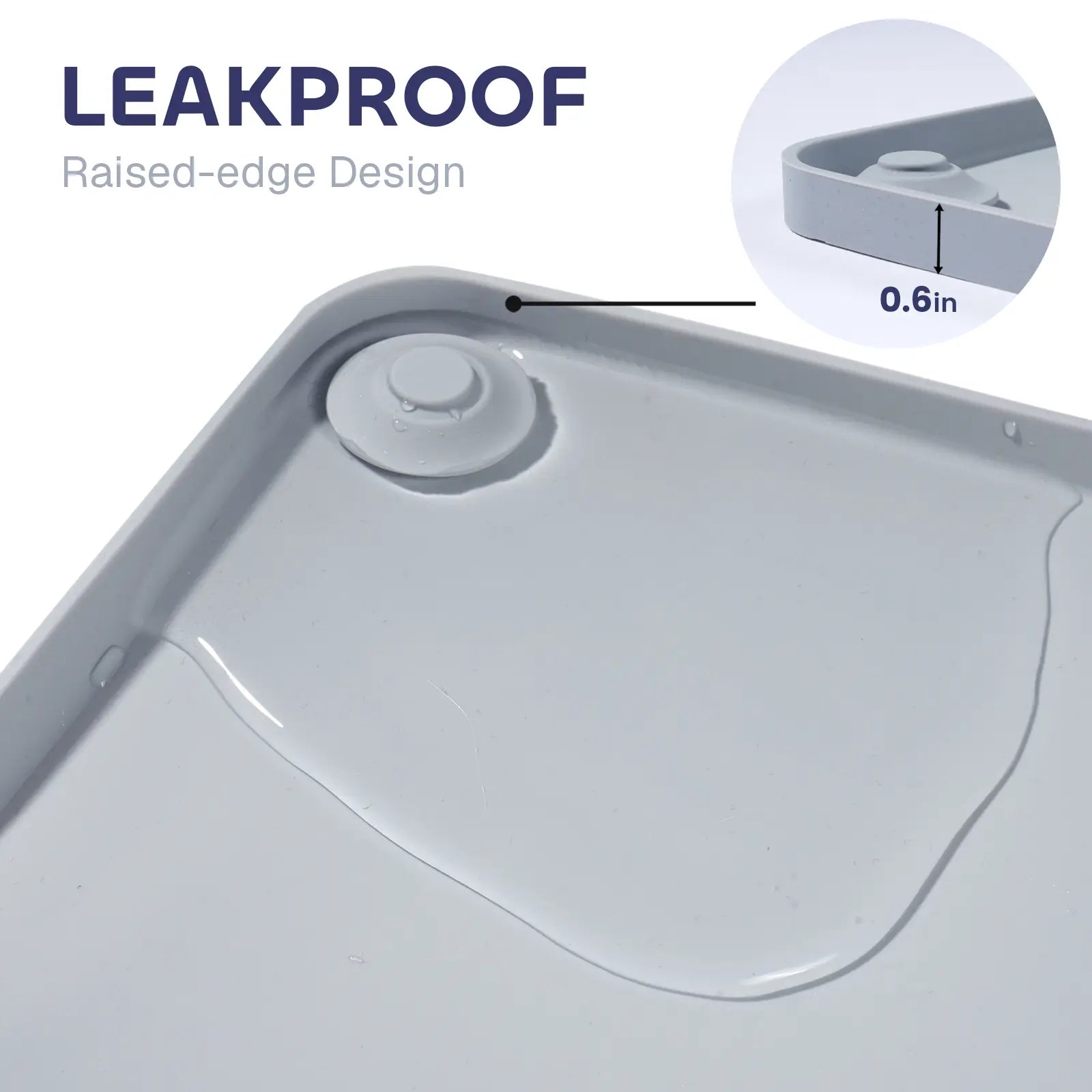 Silicone Dog Pee Pad Holder for 24" x 24" Training Pads - Leak-Proof, Non-Slip Design with Secure Fasteners, Portable and Easy to Clean