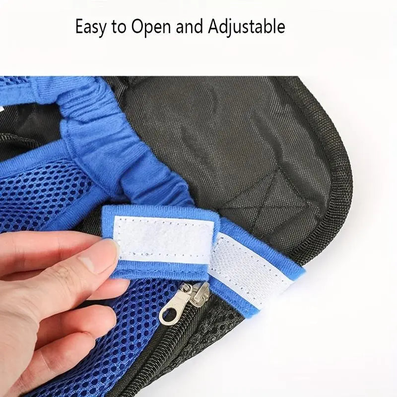 Portable Breathable Pet Carrier Backpack for Dogs and Cats, Double Shoulder Mesh Design, Perfect for Outdoor Activities, Durable and Lightweight Construction