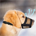 Adjustable Air Mesh Dog Muzzle for Various Breeds | Prevents Biting, Scavenging, Licking, and Chewing